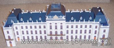 Schloss Dornburg из бумаги