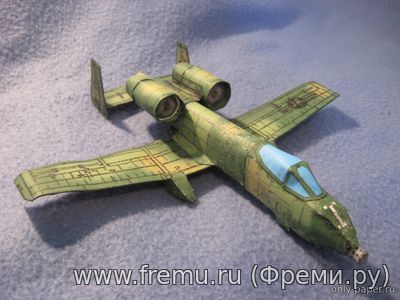 A-10 Warthog из бумаги