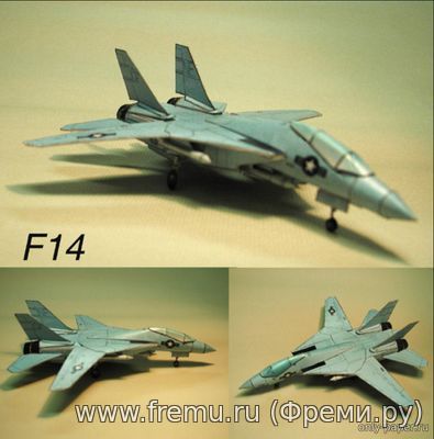 Grumman F-14 Tomcat [3DPMS] из бумаги