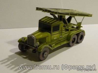 ЗИС-6 БМ-13 «Катюша» / ZIS-6 BM-13 Katusa [Fifik] из бумаги