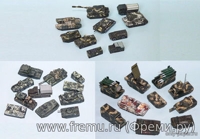 Russian Militaly Set (PR Models) из бумаги