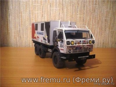 КамАЗ-4310 Раллийная техничка из бумаги