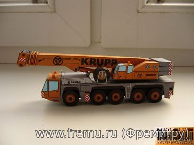 DEMAG 10x10 KRUPP (LBS) из бумаги