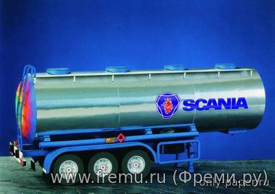 Цистерна-прицеп Scania [PK Graphica 15] из бумаги