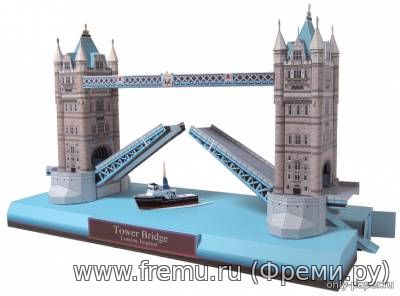 Тауэрский мост / Tower Bridge из бумаги