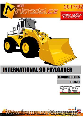 International 90 Payloader (FDS) из бумаги