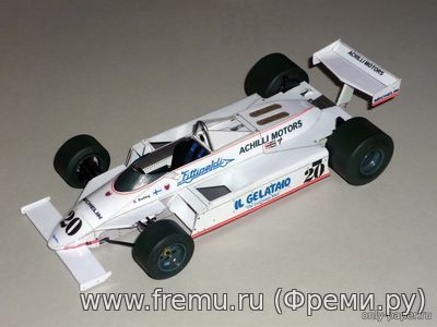 Fittipaldi F8C - Keke Rosberg - German GP 1981 (Antonicky) из бумаги