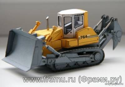 Liebherr PR764 (Ander74) из бумаги