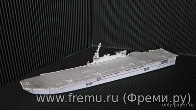 Японский эсминец-вертолётоносец типа «Идзумо» IJN / DDH183 "Izumo" из бумаги