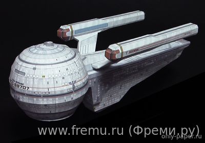 Star Trek - Olympic-Class Starship из бумаги