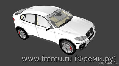 BMW X6 (an225tur) из бумаги