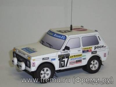 Lada Niva Dakar 1983 (Spida Models) из бумаги