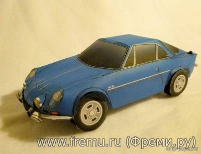 Renault Alpine A110 1600SC из бумаги