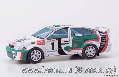 Skoda Octavia WRC [PK Graphica 020] из бумаги