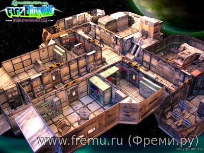 Игровое поле FirstLight + FirstLight Retrofit (World Works Games) из бумаги